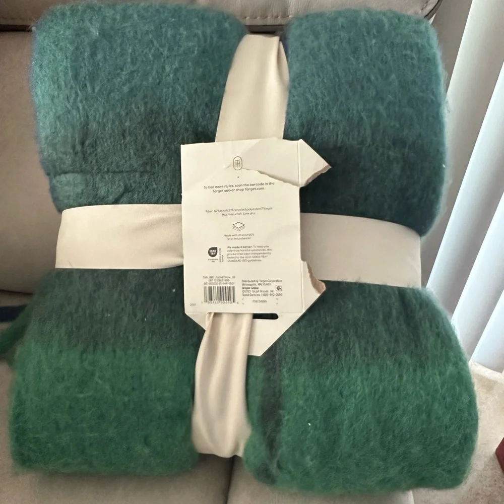 NWT Woven Plaid Throw Blanket - Threshold